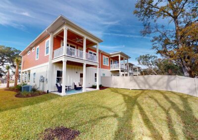 back yard screened porch townhome for sale sunnyside village murrells inlet south carolina